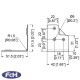 6 Hole L Bracket - 51.5mm x 42mm - Pack of 4